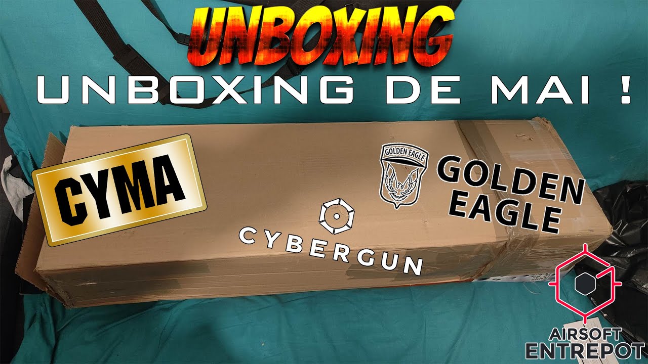 UNBOXING AIRSOFT - UNBOXING DE MAI ! (Airsoft Entrepot) [FR]