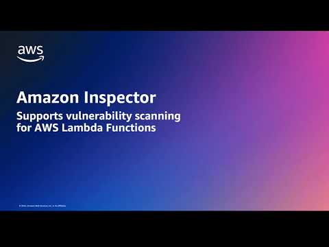 Amazon Inspector: AWS Lambda Functions support | Amazon Web Services