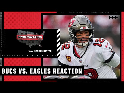 Reacting to the Buccaneers beating the Eagles | SportsNation video clip