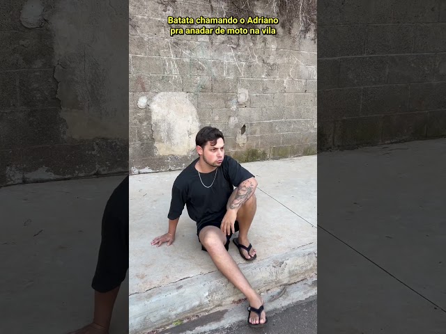 Batata andando de moto com o Adriano part 1
