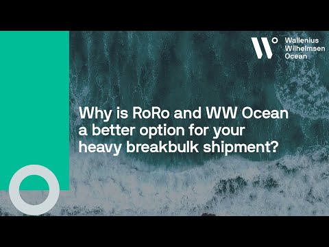 Why is RoRo and WW Ocean a better option for your heavy breakbulk shipment?