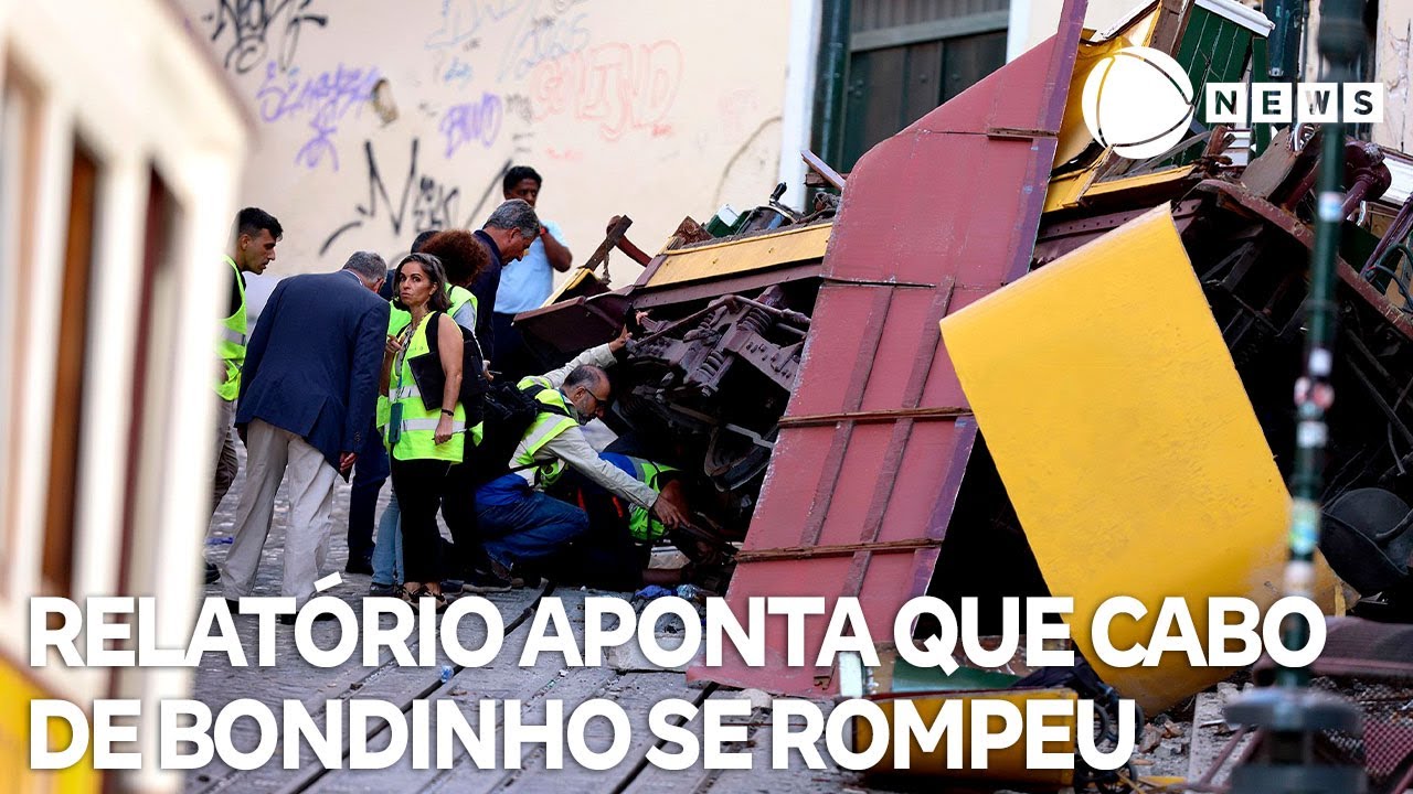 Relatório aponta que cabo de bondinho se rompeu e provocou tragédia em Portugal