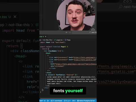 DON'T use fonts this way in Next.js