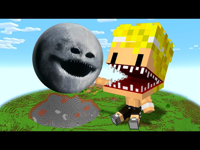 Me Comí La LUNA en Minecraft...