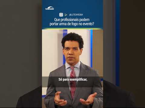 #Shorts Porte de Armas no dia da Posse Presidencial é autorizado apenas pela Polícia Legislativa