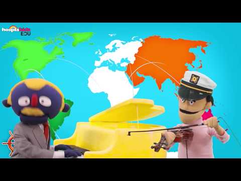 Continent Song | Fun Learning Songs for Children by HooplaKidz EDU