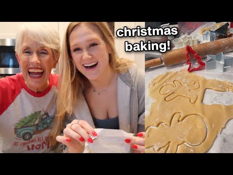 baking & decorating christmas cookies - vlogmas day 21