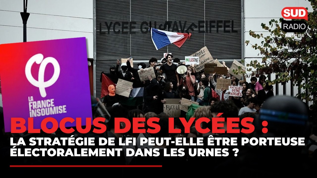 Blocus Lycéens : "La récupération systématique de LFI va trop loin"