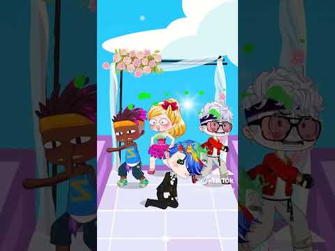 POV Run To Wedding Challenge - Alex & Lisa Or Anna Alex Couple #rainbowz #shorts