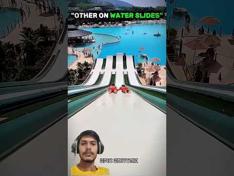 "The Last Waterslide Was Insane."☠️#waterslide#edit#trolllife#trolledit#trollface #youtubeshorts