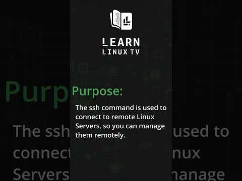 Linux Commands in 60 Seconds - The ssh Command