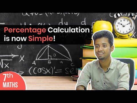 Percentage Calculation is now Simple | Class 7 | Maths | Chitti Classes