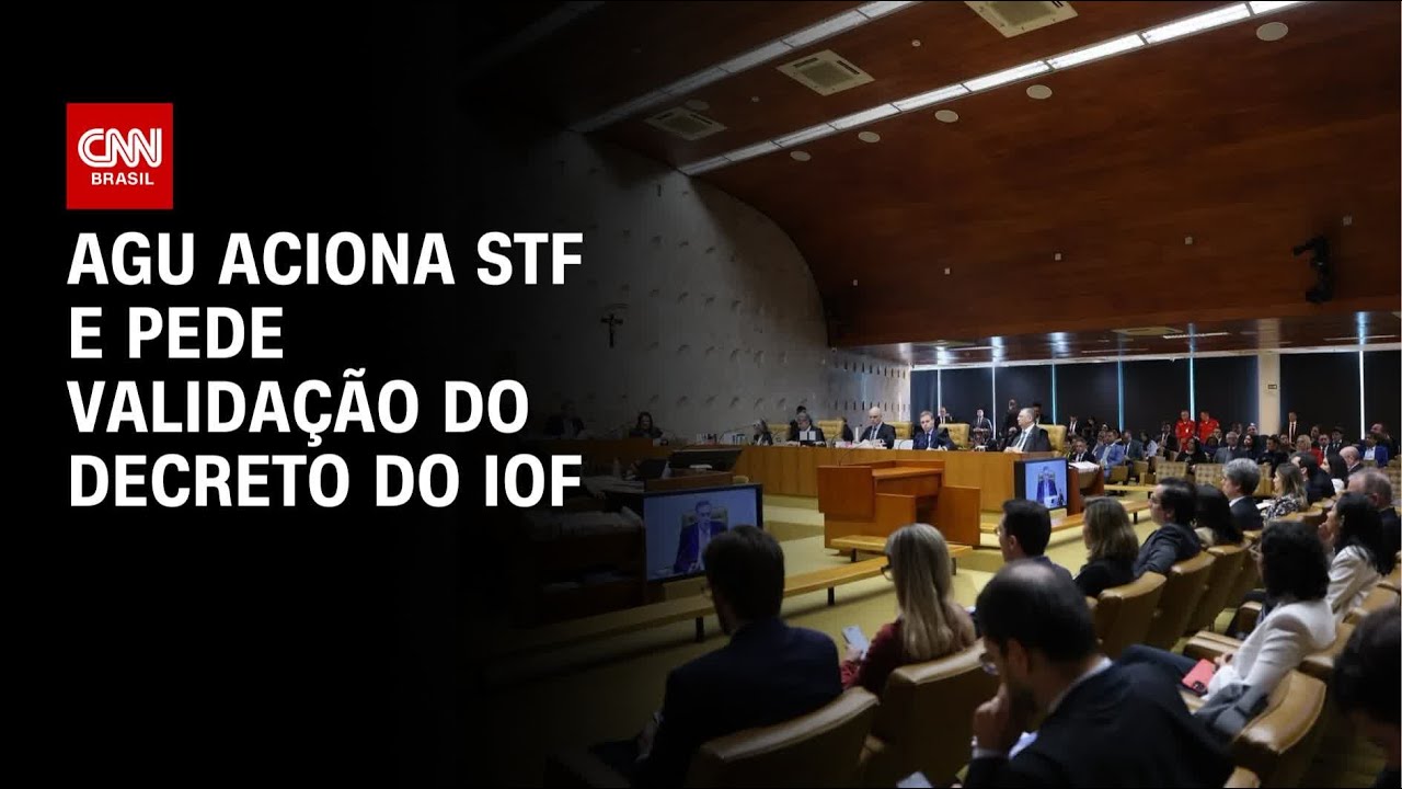 Crise do IOF AGU aciona STF para validação do decreto | CNN ARENA