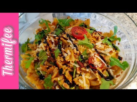 Mediterraner Nudelsalat mit Tomaten aus dem Thermomix® TM6