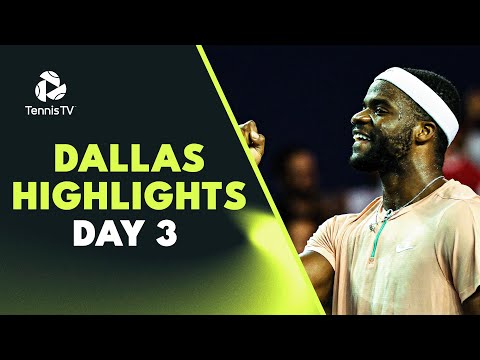 Tiafoe Faces McDonald; Shapovalov & Wolf In Action | Dallas 2023 Day 3 Highlights