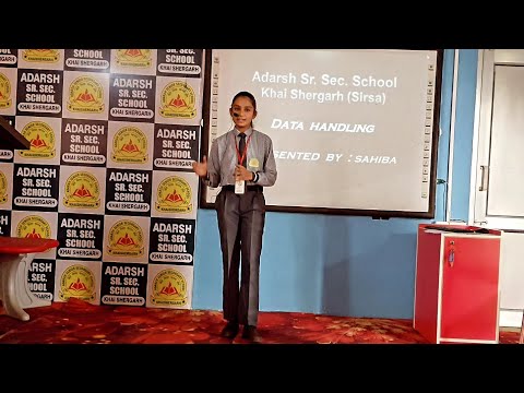 Data Handling || Math PPt || Sahiba || Prize winning presentation 