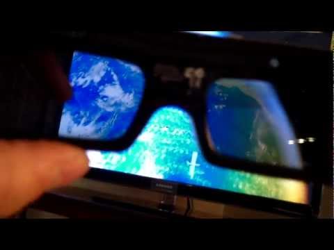Looking through Active 3D glasses Review