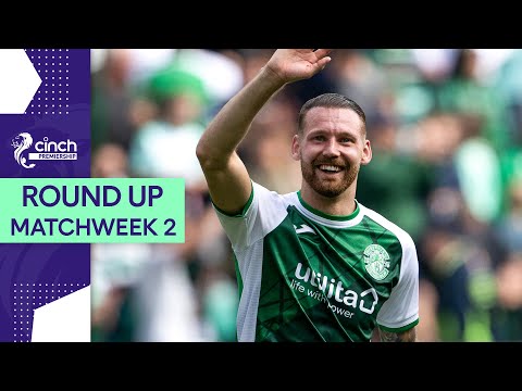Martin Boyle Rescues Hibs in the Derby! | Matchweek 2 Round-Up | cinch Premiership