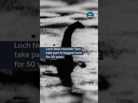 Nessie fans launch biggest hunt in decades for mysterious monster #itvnews #lochness #scotland