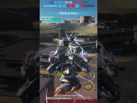 #Sirocco takes a Mauler and a purple prom dress #Titanslayer #warrobots War Robots #gaming #wr