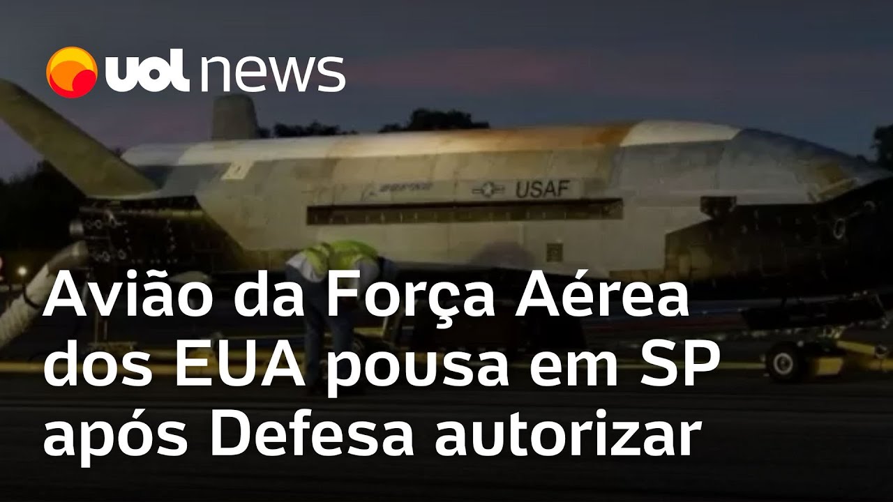 Avião da Força Aérea dos EUA pousa em SP após Ministério da Defesa autorizar