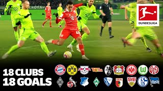 18 Clubs, 18 Goals — The best Goal from every Bundesliga Team in 2022/23