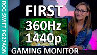 Vido-Test : ASUS ROG Swift PG27AQN Review - The World's First 360Hz 1440p Gaming Monitor!