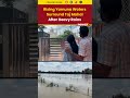 #watch | Rising Yamuna waters surround Taj Mahal after heavy rains flood nearby areas | #shorts  - 00:41 min - News - Video