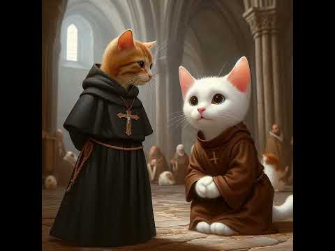 A cats journey to a monastery. #cat #christian #aicat #christianity #cute #jesus