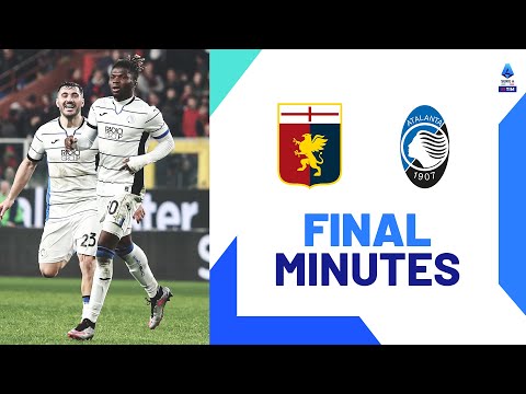 Atalanta scores two goals in stoppage time | Final Minutes | Genoa-Atalanta | Serie A 2023/24