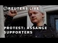 LIVE: Julian Assange supporters demonstrate in London