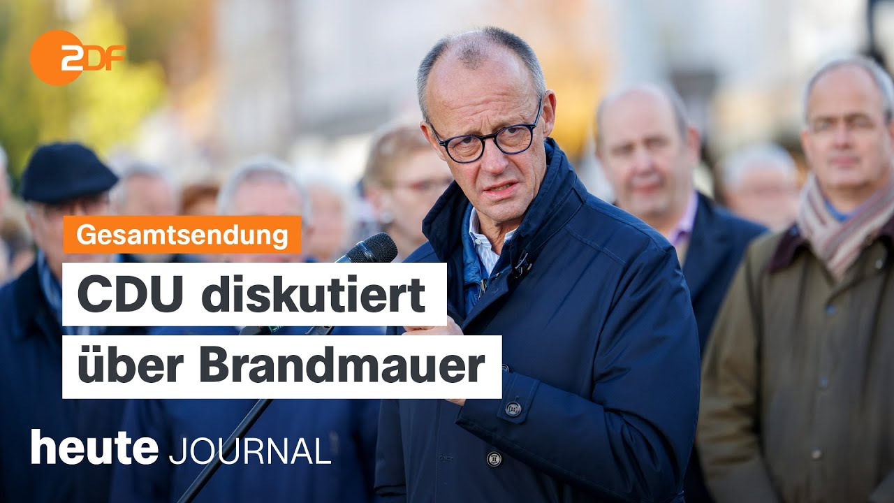 heute journal vom 19.10.2025 CDU-Klausur, Israels Raketenangriffe, Brustkrebs und Kinderwunsch