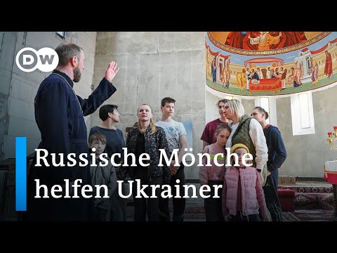 Russische Mönche in Deutschland helfen Ukrainern | DW News