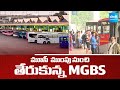 MGBS After Floods | Flood Water Cleared In MGBS | Musi River Floods Effect | SakshiTV
