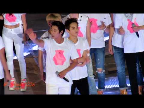 140815 smtown concert Ending 빛 (yunho focus)
