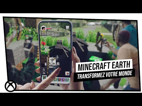 MINECRAFT EARTH - Comment transformer votre monde avec Minecraft " (VOSTFR)