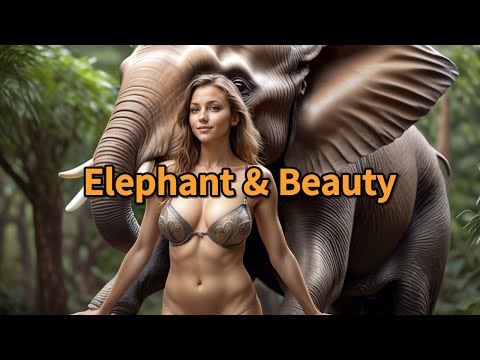 [AI Journey] Elephant & Beauty   #AIJourney #Elephant #Beauty