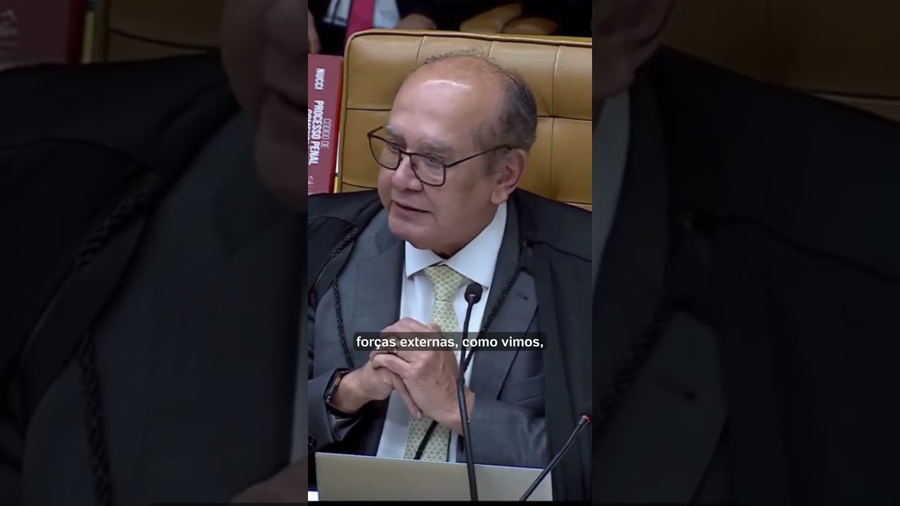 Gilmar Mendes se emociona cita julgamento do golpe e chama Moraes de heroico