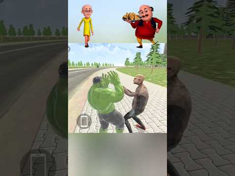 HULK VS 💥#granny🤓 #grandpa 😁 #thesunilgameshow #cartoon #shorts