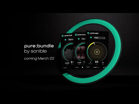 pure:bundle by sonible - coming March 22, 2023