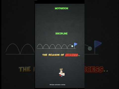 Motivation & Discipline 💪📉 #Mindset animation stories #motivation #motivational #shorts #ytshorts