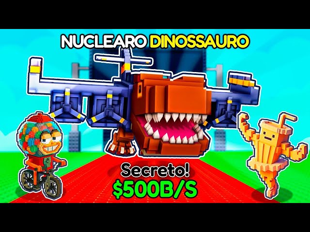 SECRETO NUCLEARO DINOSSAURO NO ROUBE UM BRAINROT 😍😍😍 (Nova Atualização)
