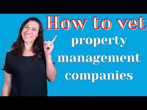 How to choose a property management company