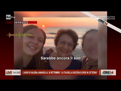 Giallo Rimini, Valeria a Manuela: "La tua bella suocera si erge in cattedra" - Ore 14 del 12/06/24