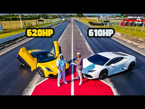 MC20 620 HP VS HURACAN 610 HP RDjavi VS ALOFOKE ARRANCONES