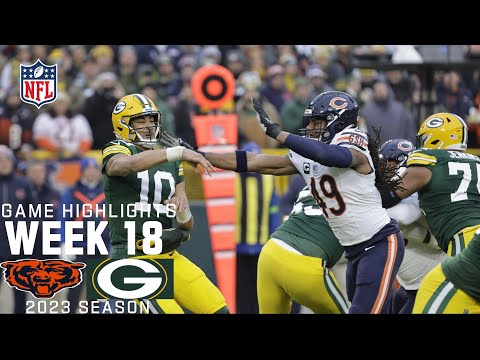 Chicago Bears vs. Green Bay Packers | 2023 Week 18 Game Highlights video clip