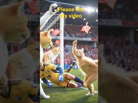 “Football Penalty Cat – The Goalkeeper’s Epic Save!”