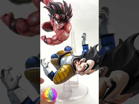 DRAGON BALL 2D REPAINT SON GOKU KAIOHKEN VS VEGETA #Shorts