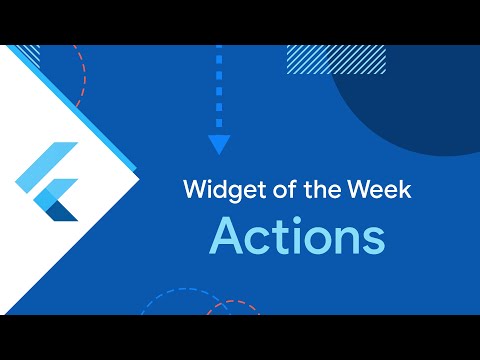 Actions (Widget of the Week)