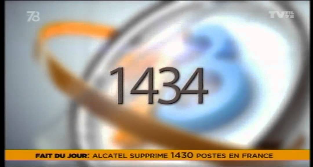 Le 7/8 – Alcatel supprime 1430 postes dans les Yvelines